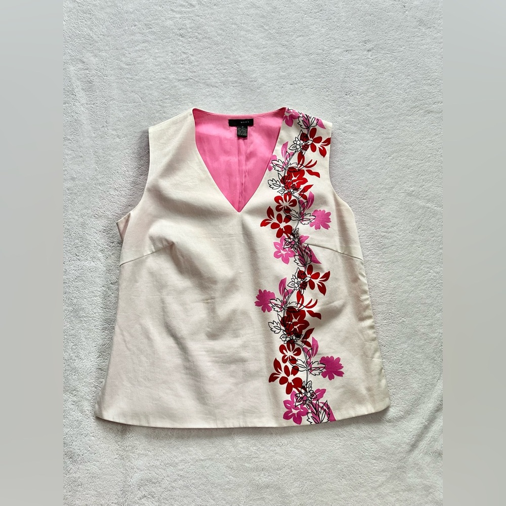 WD.NY Whit Floral Top